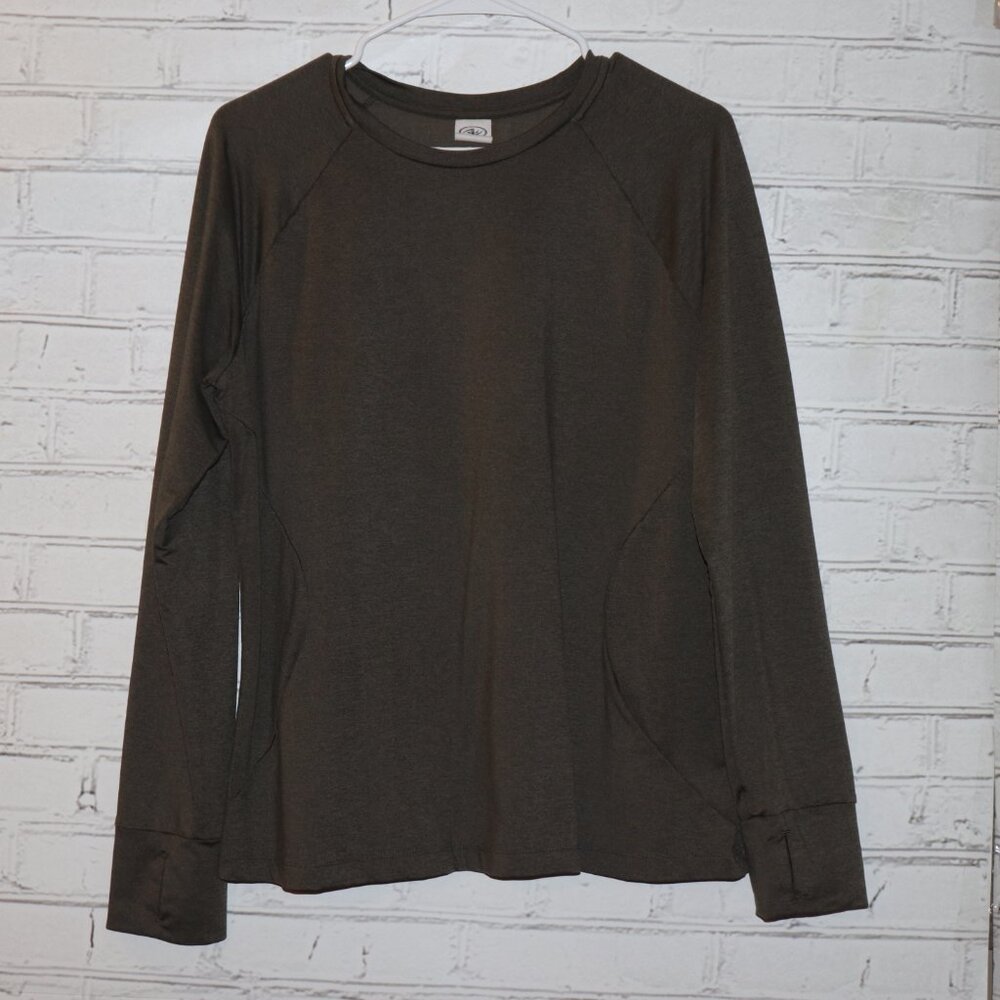 🌿 Athletic Works Long‑Sleeve Performance Top · XL (16–18)